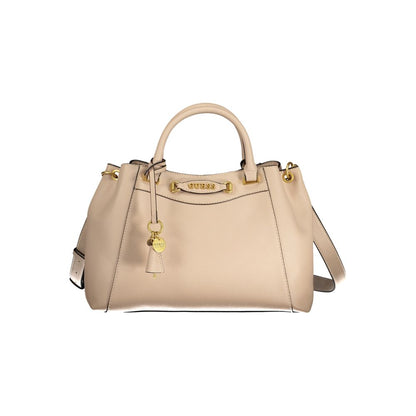 Beige Polyethylene Handbag