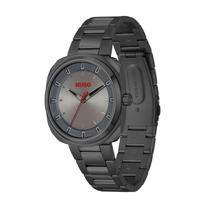 Gray Stainless Steel Watch