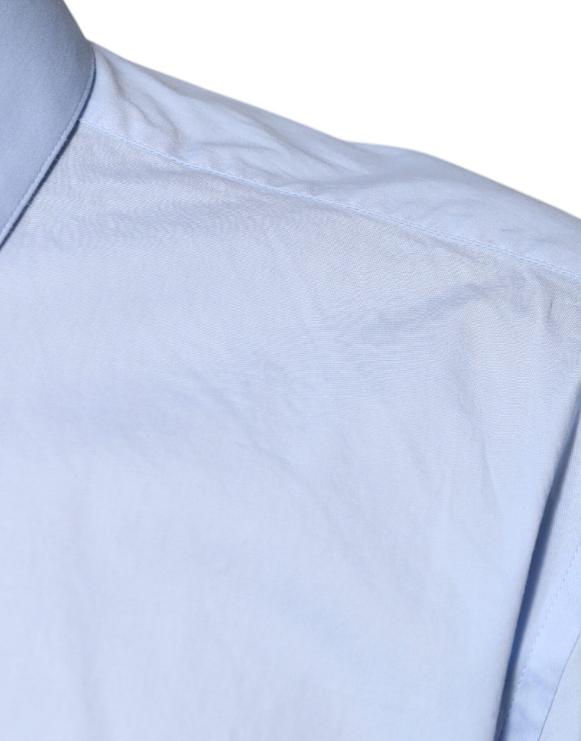 Light Blue Cotton Slim Fit MARTINI Dress Shirt