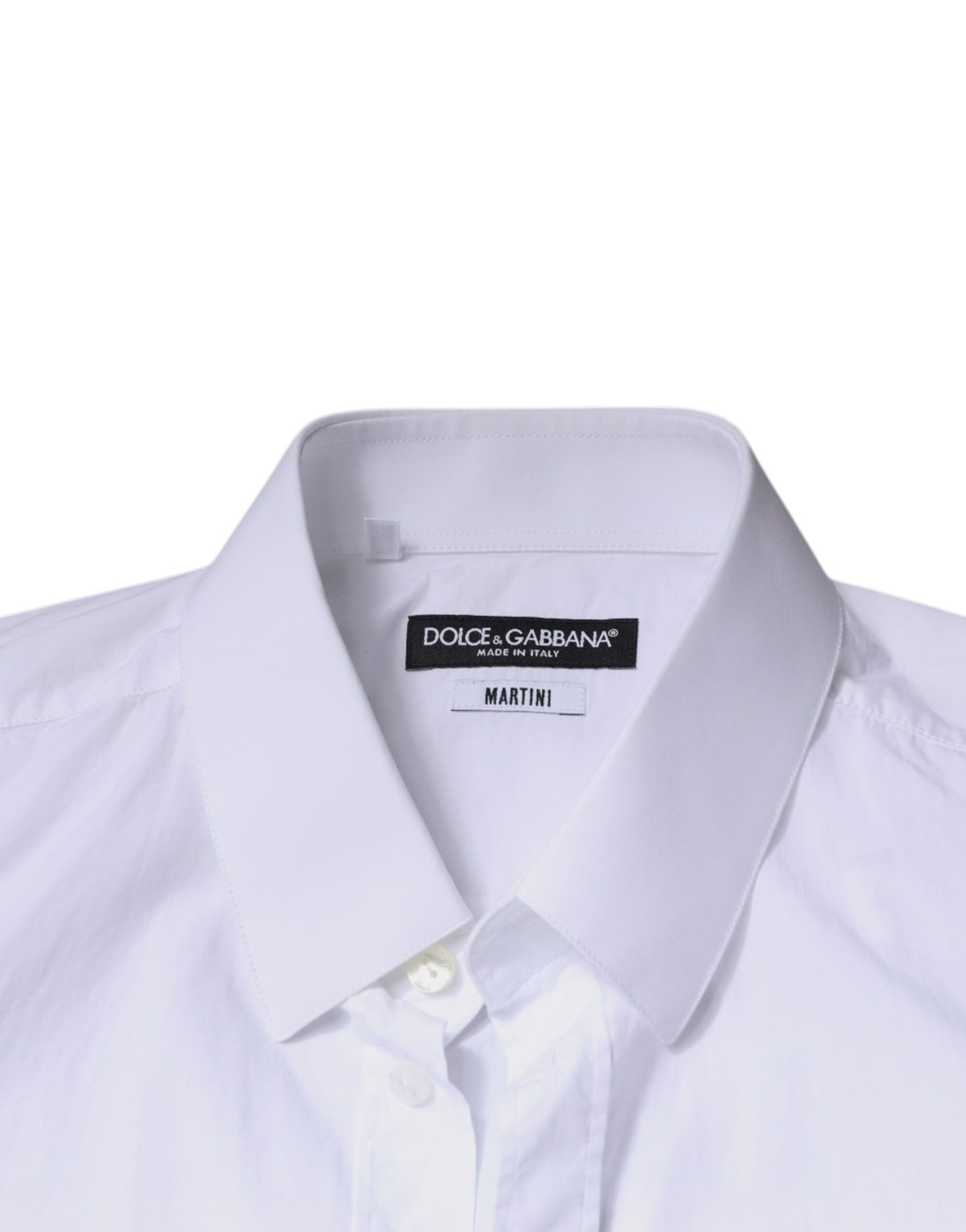 White Cotton Slim Fit MARTINI Men Dress Shirt