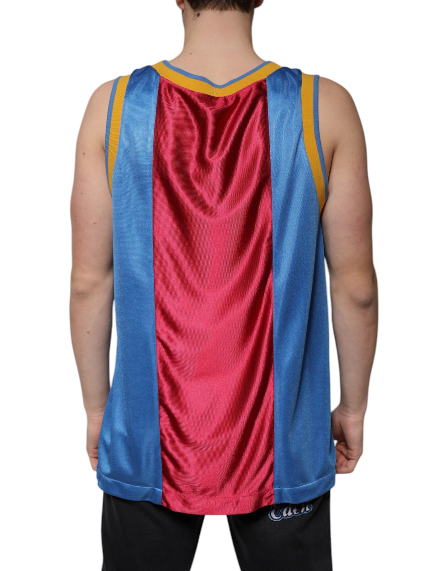 Multicolor Jersey Tank Sleeveless T-shirt