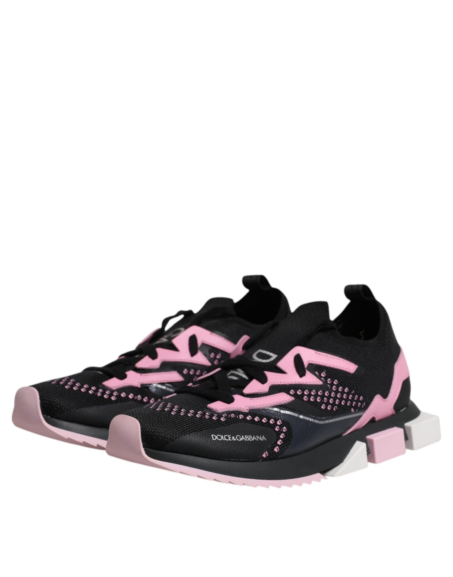 Black Pink SORRENTO Sport Stretch Sneakers Shoes