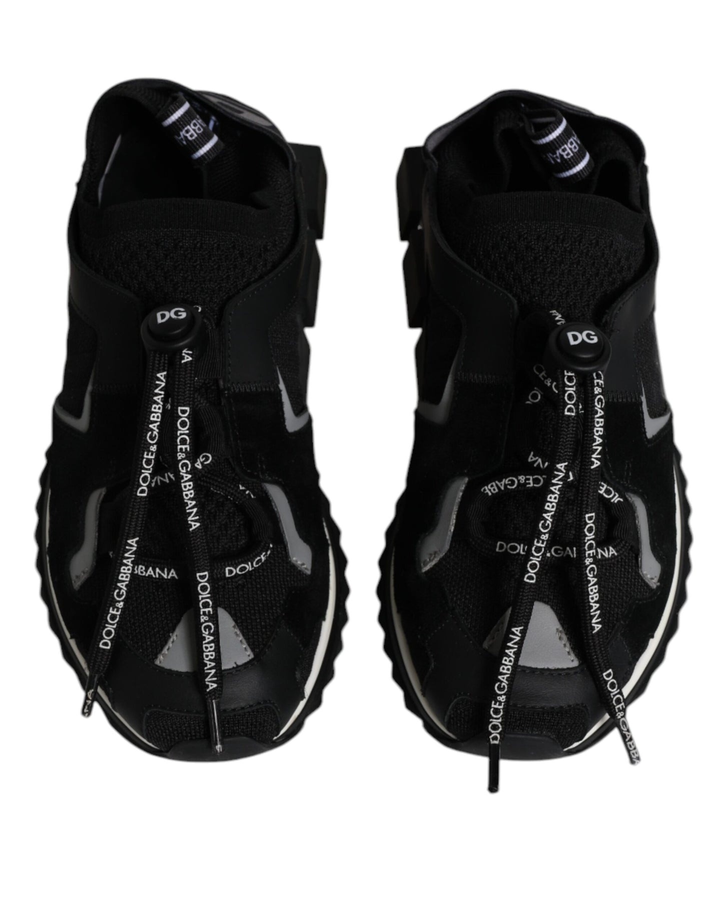 Black White Logo Sorrento Sneakers Shoes