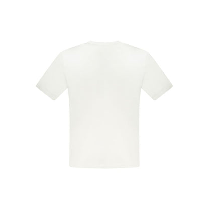 White Cotton Mens TShirt