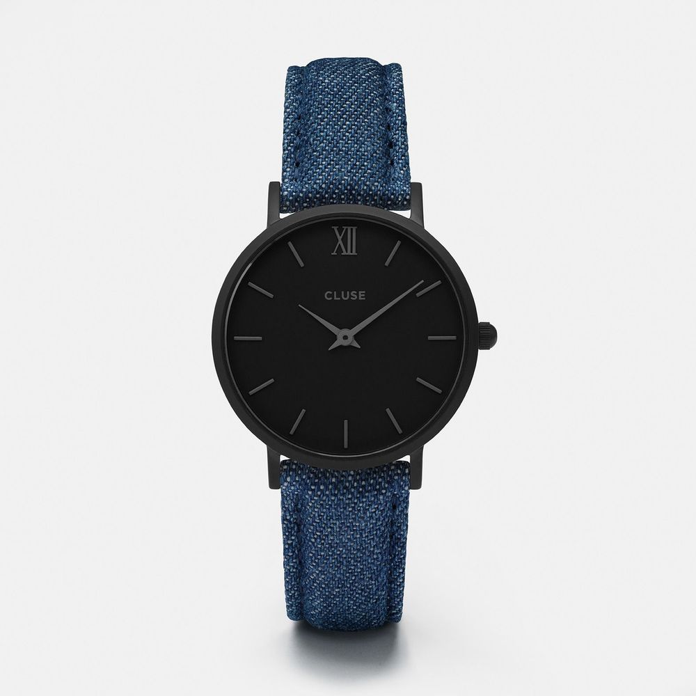 Blue Leather Watch