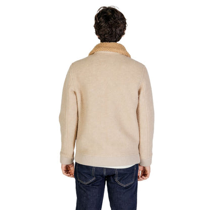 Beige Polyester Jacket