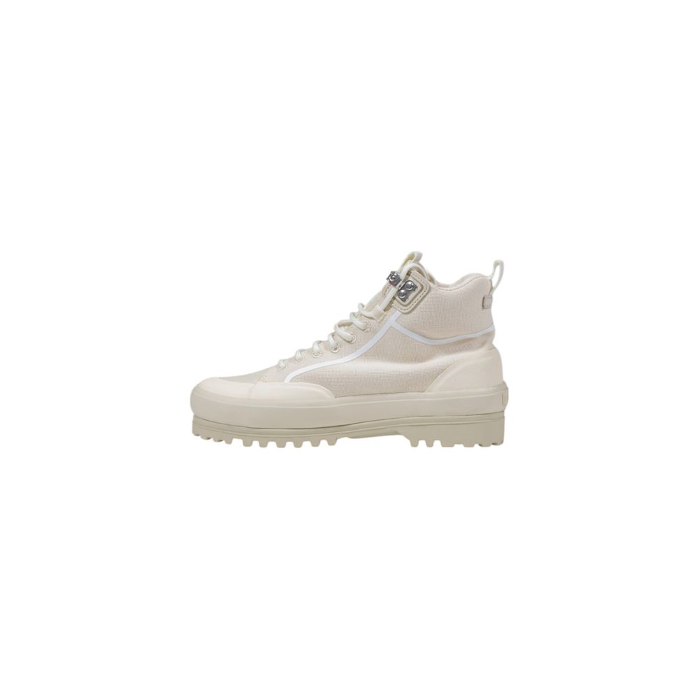 Beige Fabric Sneaker