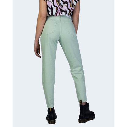 Green Cotton Jeans & Pant