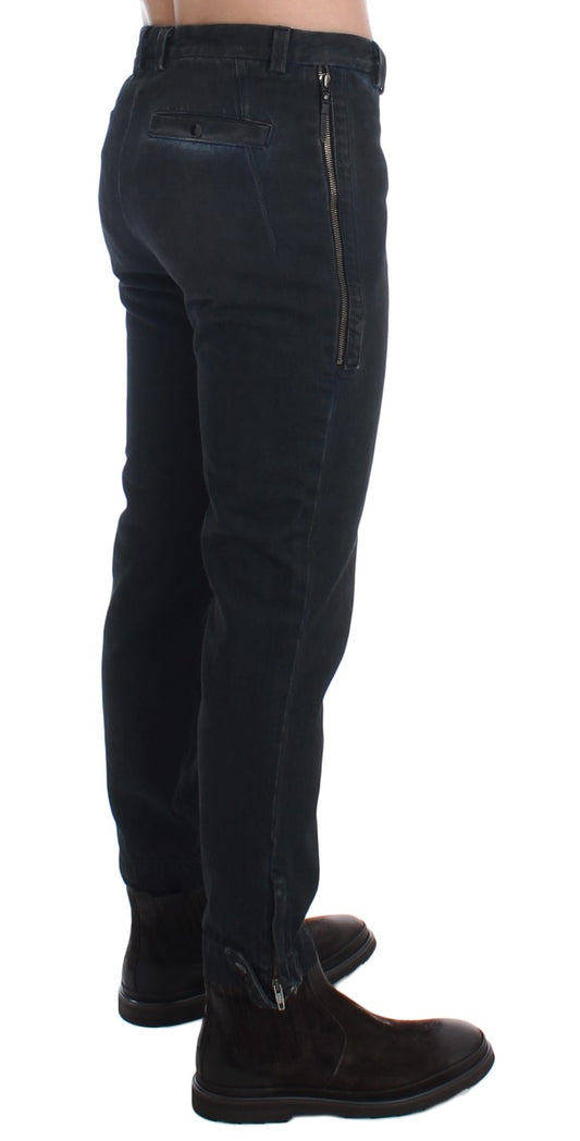 Schicke blaue Slim Fit-Jeans