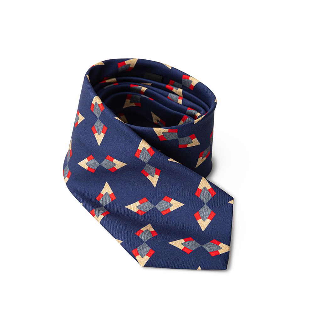 Blue Silk Ties & Bowty