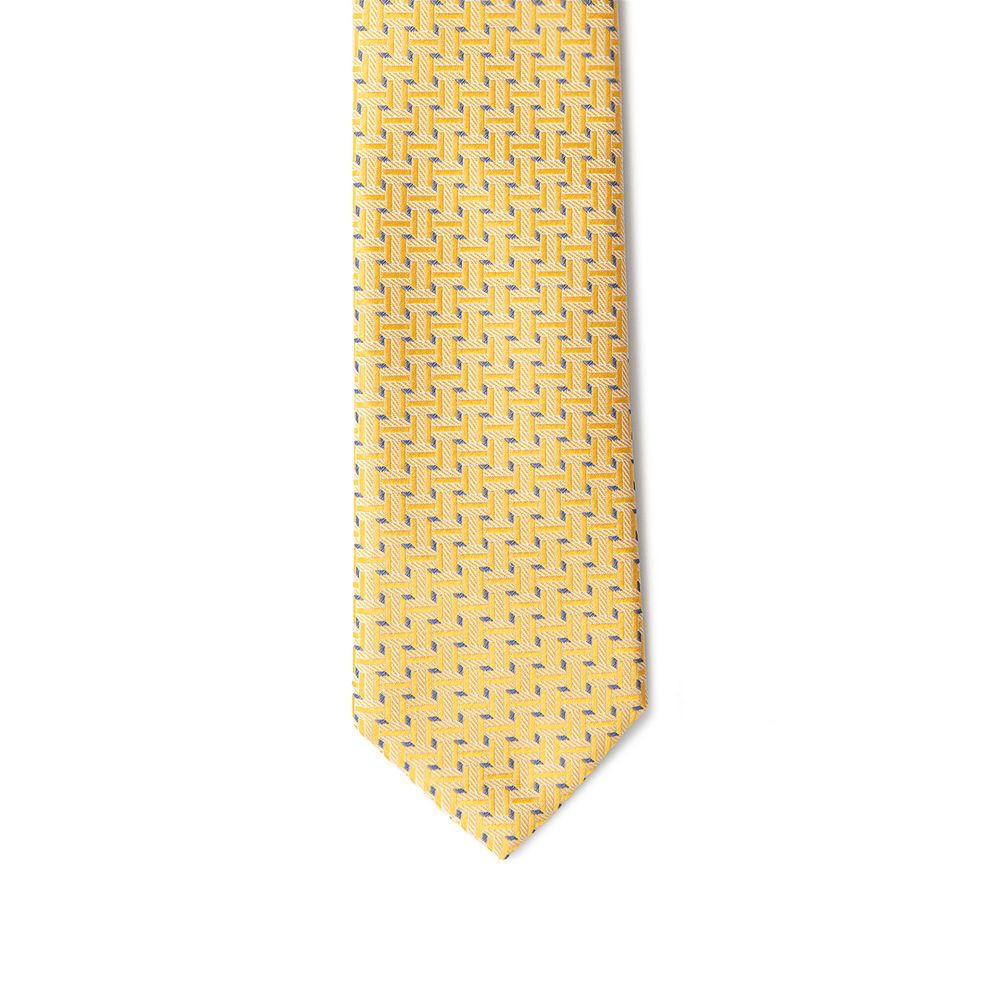 Yellow Silk Ties & Bowty