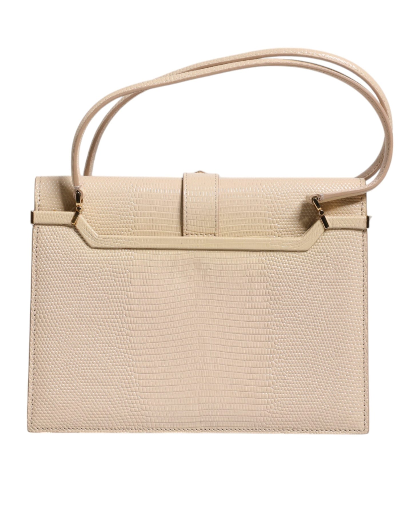 Beige Leather Ingrid Top Handle Shoulder Bag