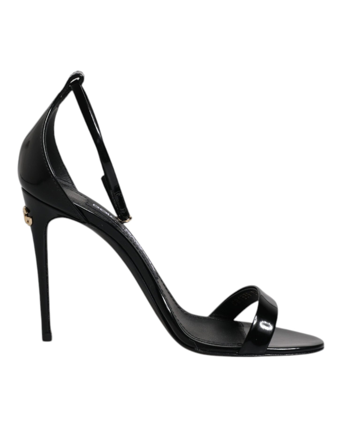 Black KEIRA Heels Ankle Strap Sandals Shoes