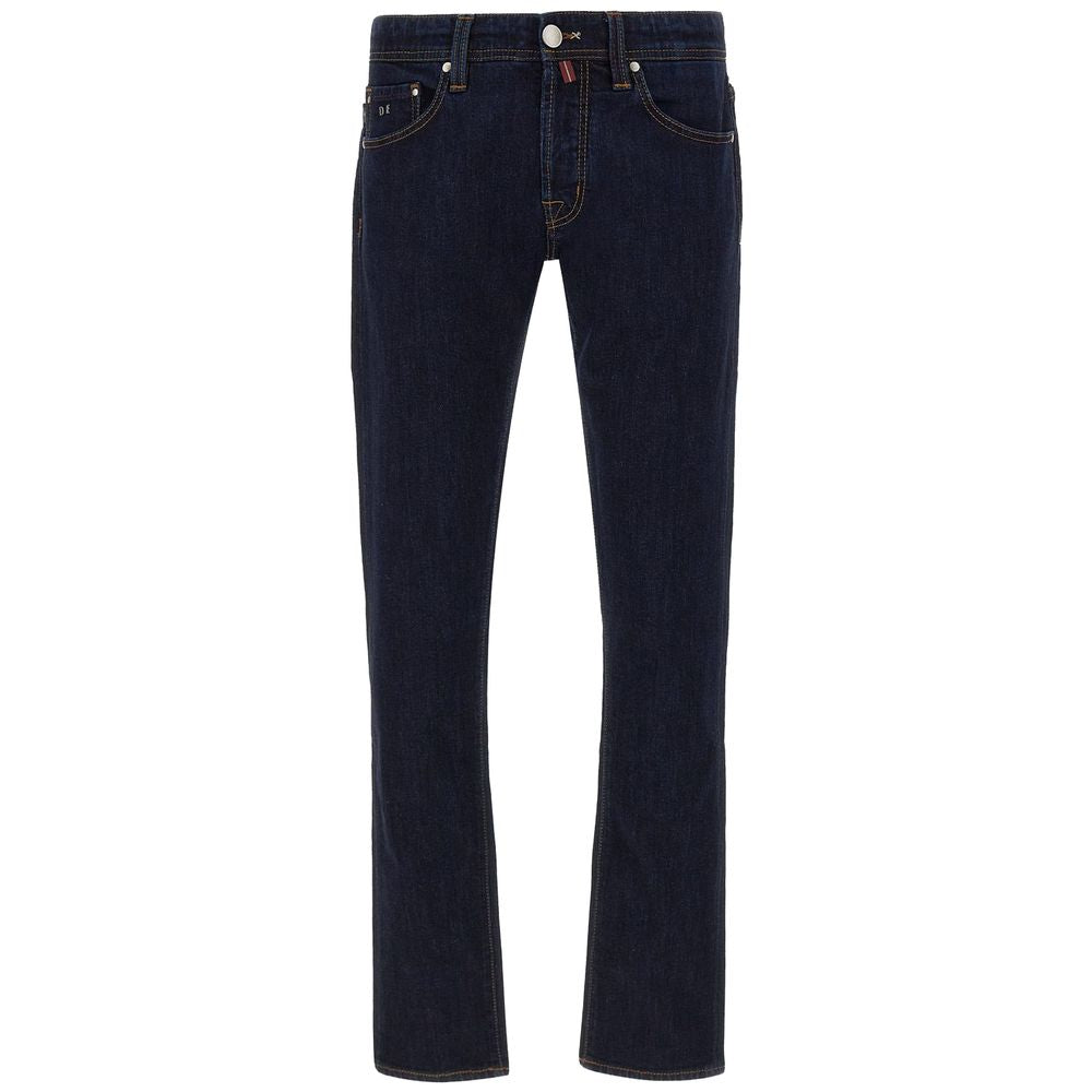 Blue Cotton Jeans & Pant