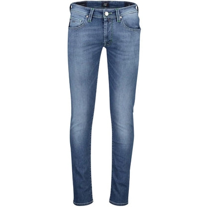 Blue Cotton Jeans & Pant