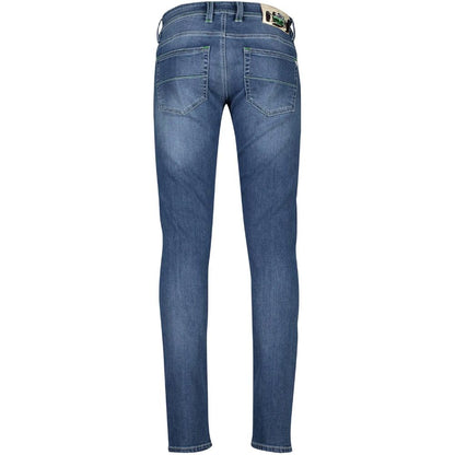 Blue Cotton Jeans & Pant