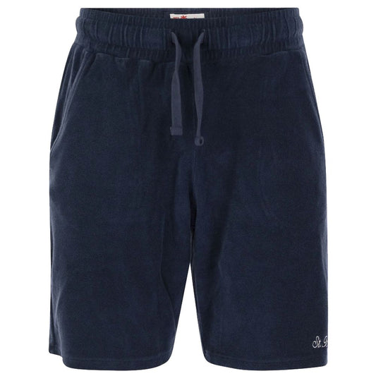 Blue Cotton Short