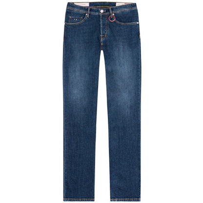 Blue Cotton Jeans & Pant