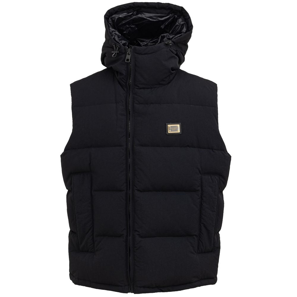 Black Polyester Vest