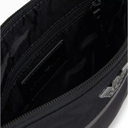 Black Nylon Men Messenger Bag