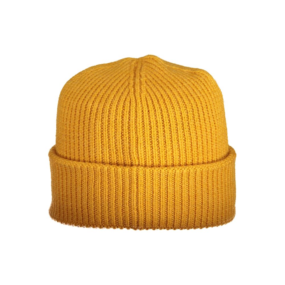 Yellow Wool Men Cap