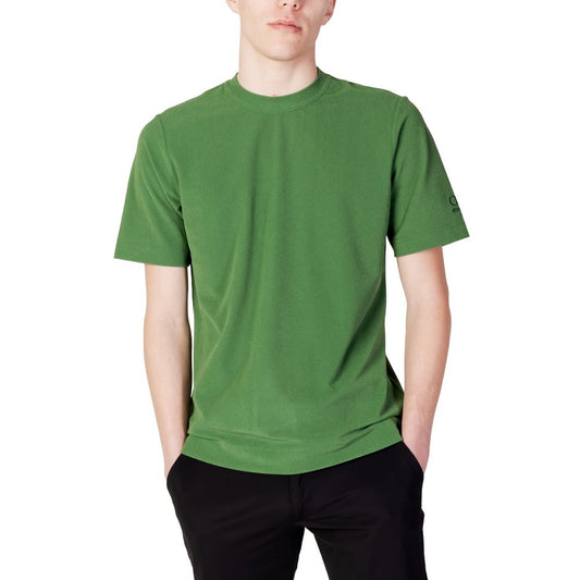 Grünes Polyester-T-Shirt