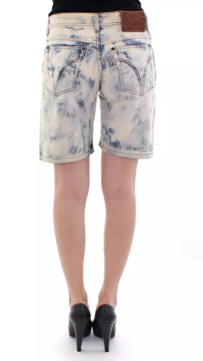 Blue D&G Cotton Washed Jeans Denim Shorts