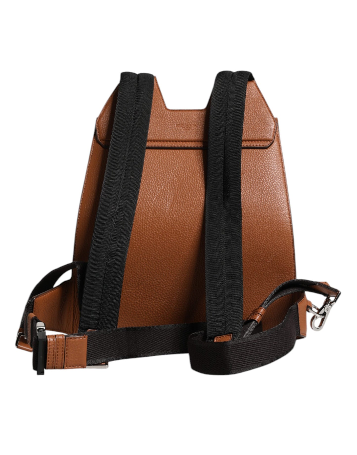 Brown Leather School Travel Backpack Bag