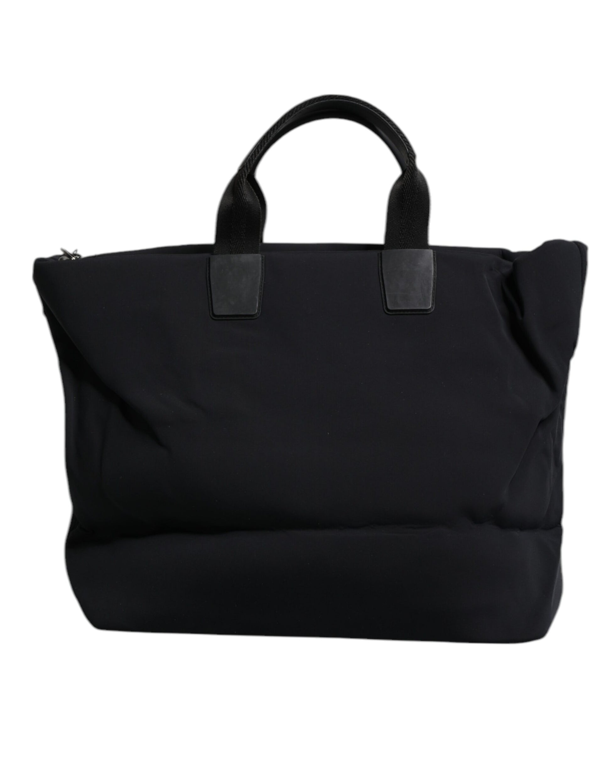 Black Canvas DG Logo Women Shopping Hand Tote Bag