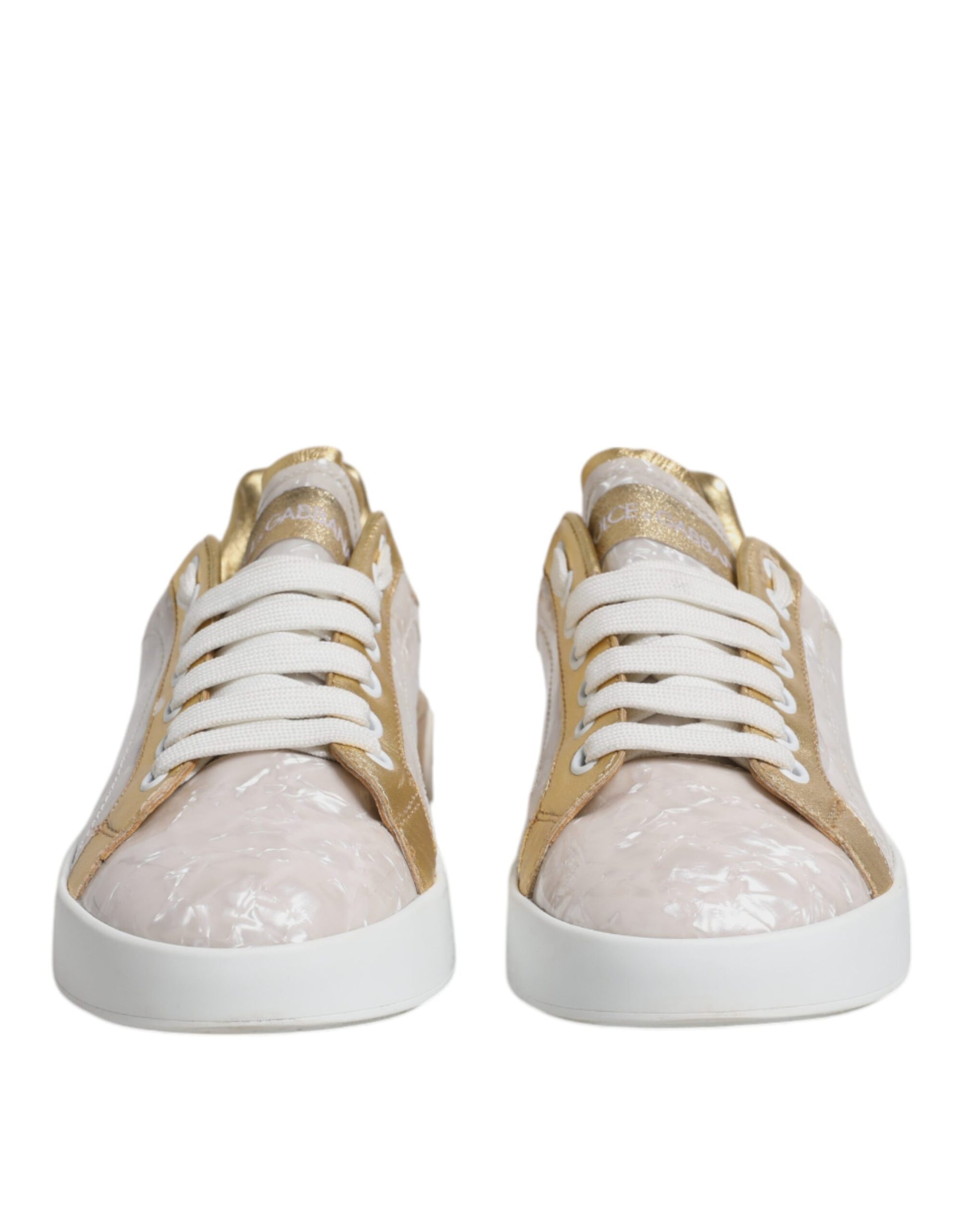 White Portofino Mother Of Pearl Sneakers Casual Shoes