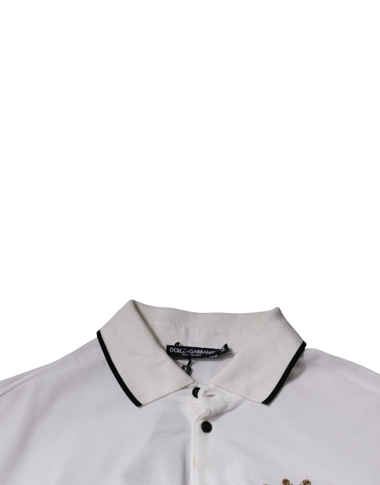 White Collared Short Sleeves Polo T-shirt