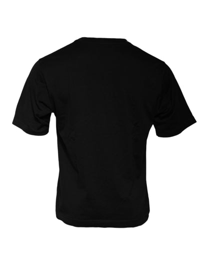 Black DG Logo Crew Neck Short Sleeve T-shirt