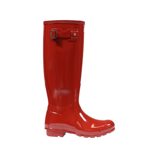 Red Polyester Polyester Boot