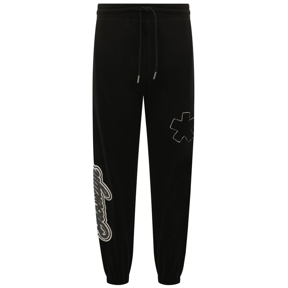 Black Cotton Jeans & Pant