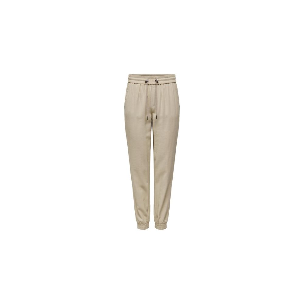 Beige Viscose Jeans & Pant