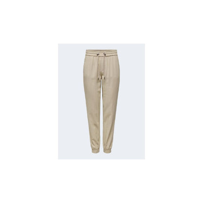 Beige Viscose Jeans & Pant