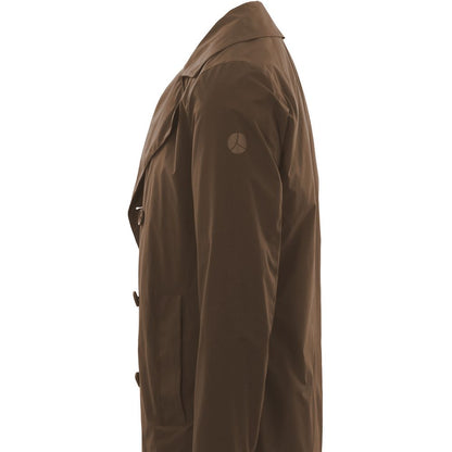 Brown Polyester Riciclato Jacket