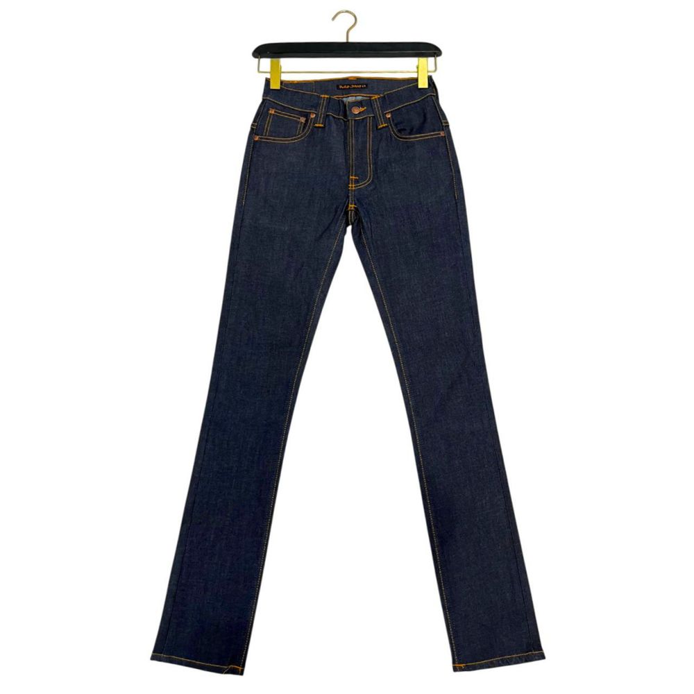 Blue Cotton Women Jeans