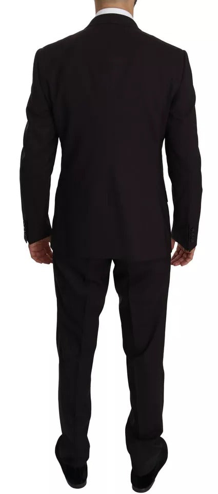 Purple Wool Stretch 2 Piece MARTINI Suit