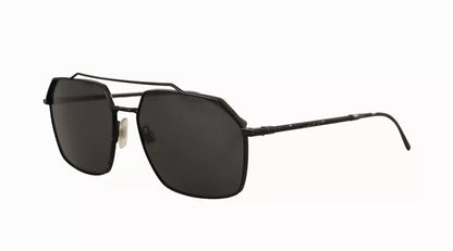 DG2250 Black Metal Full Rim Square Eyewear Sunglasses