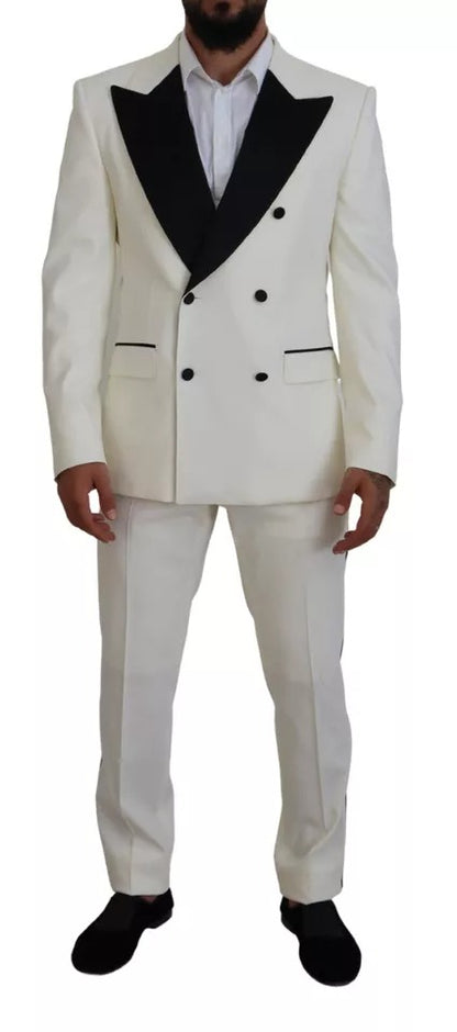 White Double Breasted 2 Piece SICILIA Suit