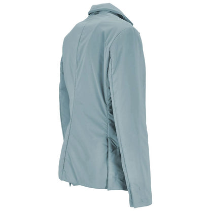 Light Blue Polyester Jackets & Coat