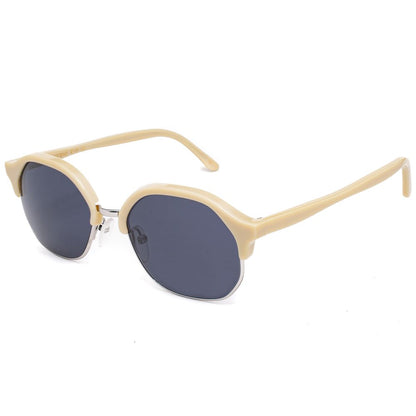 White Acetate Sunglasses