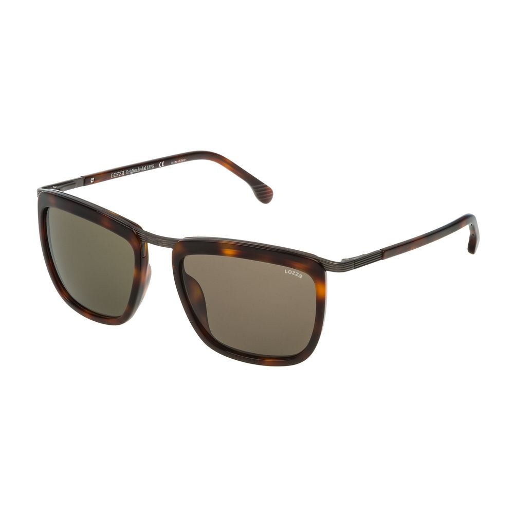 Brown Metal Sunglasses