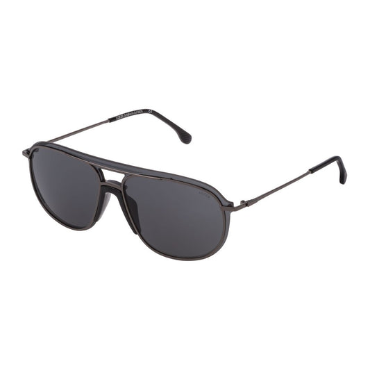 Gray Metal Sunglasses