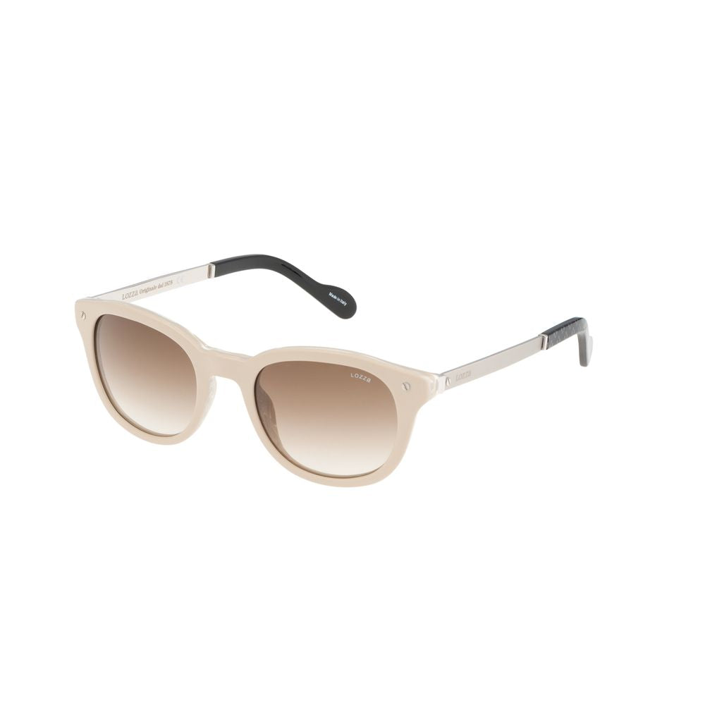 Beige Acetate Sunglasses