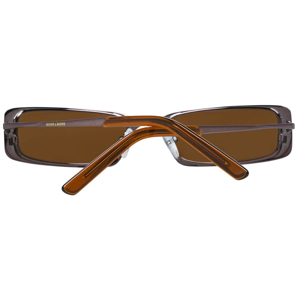 Brown Metal Sunglasses