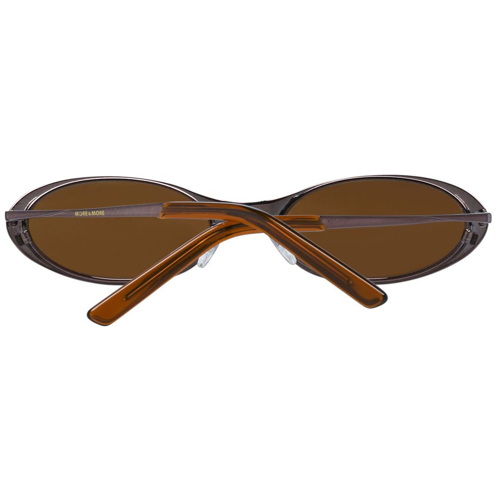 Brown Metal Sunglasses