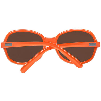 Orange Plastic Sunglasses