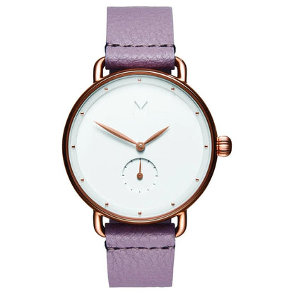 Purple Leather Watch